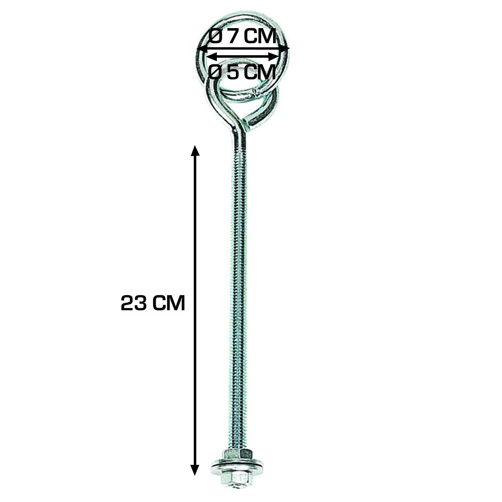 ANNEAU TIGE FILETÉE Ø 7 CM Equip