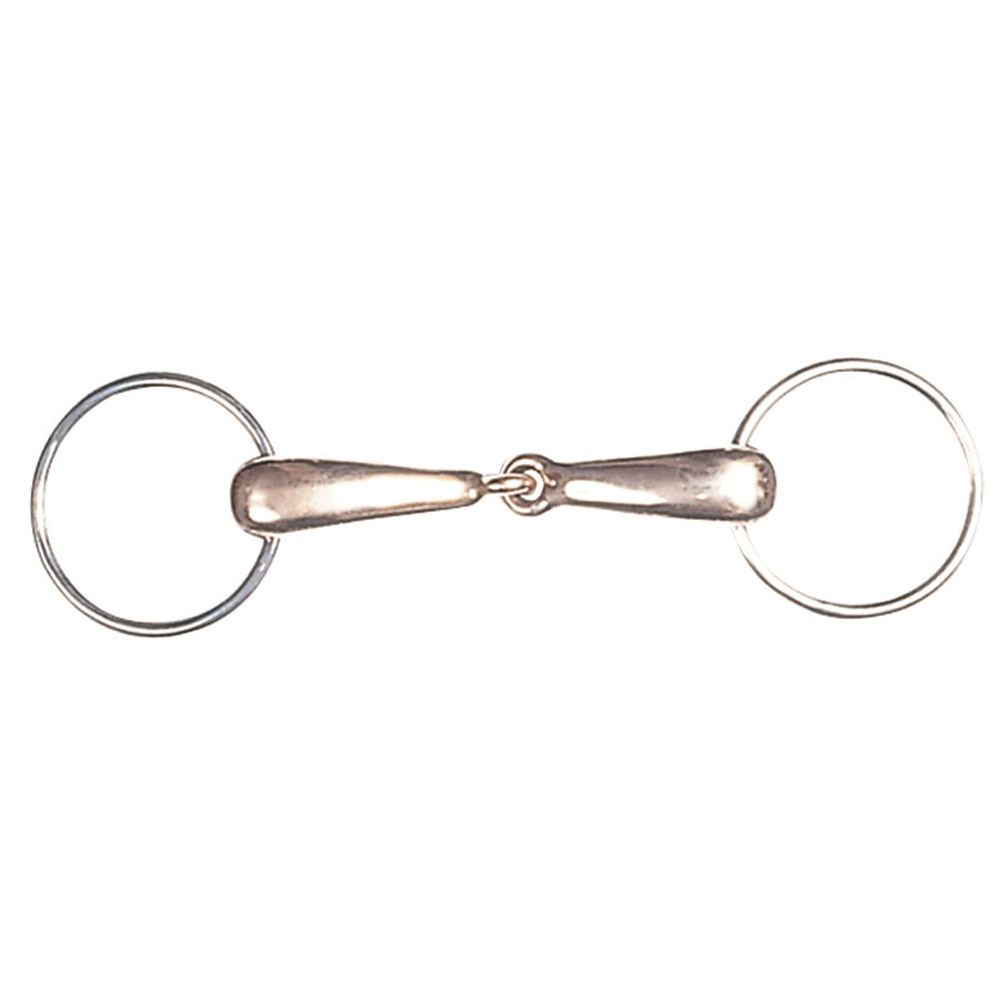 Mors De Cheval SagaSave – Acier Inoxydable Et Cuivre – 105 Mm, Avec Rouleaux En Cuivre Pour Calmer Et Faciliter La Salivation
